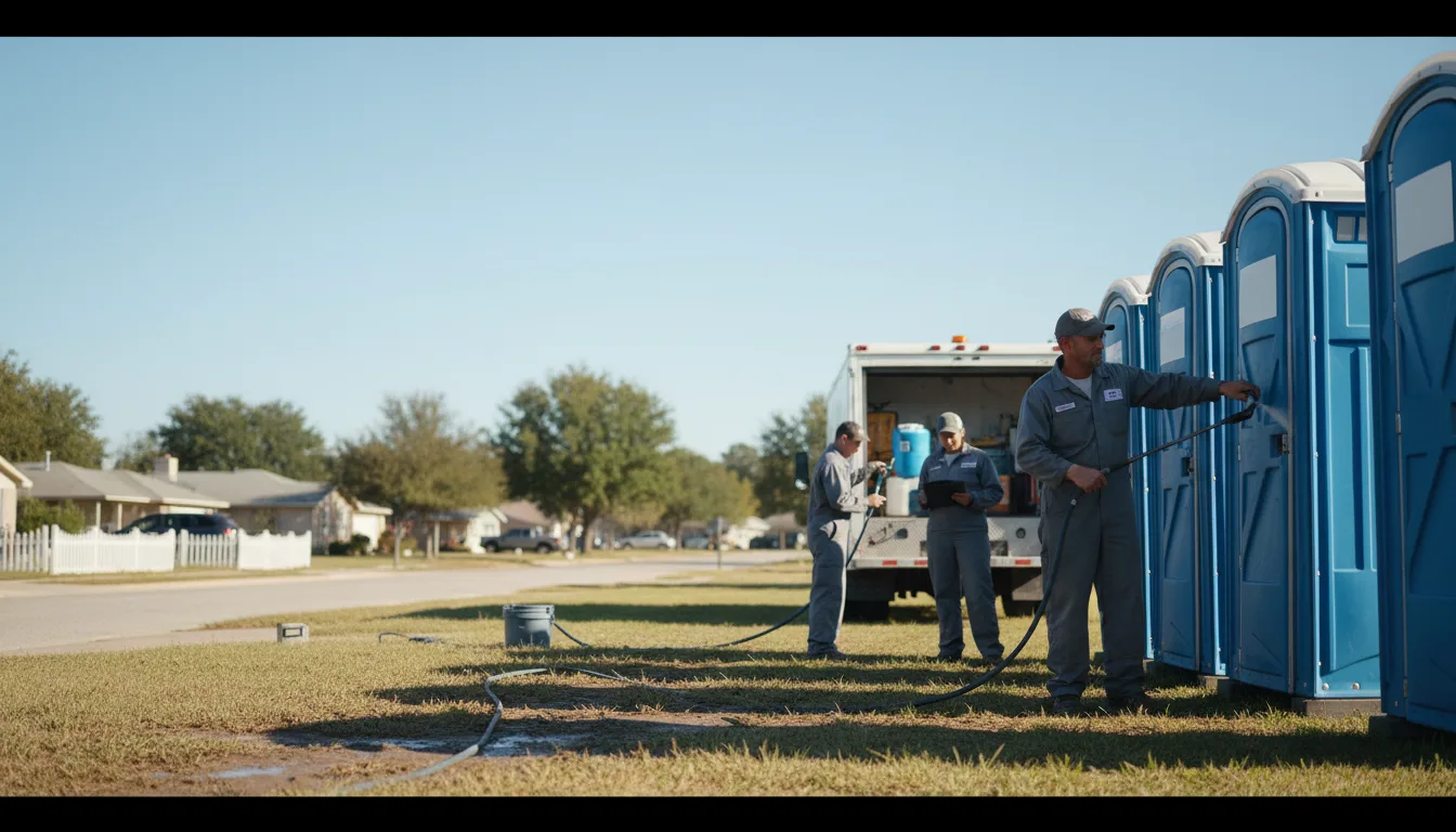 Long-Term Portable Toilet Rental in Combs, AR near me